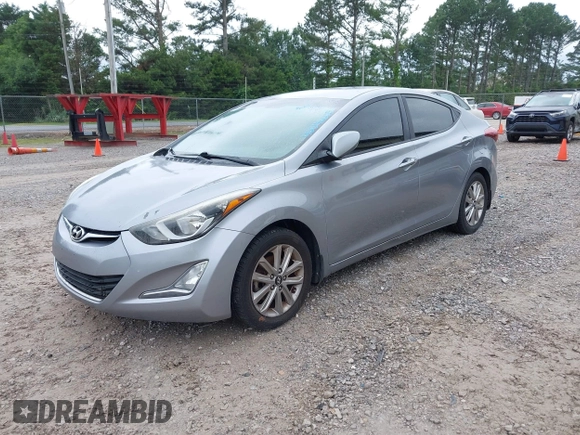 2015 Hyundai Elantra SE z VIN 5NPDH4AE0FH593656, wystawiony jako IAAI lot #42346608 z przebiegiem 153 562 mil mil oraz . Historia ofert i sprzedaży dostępna na DreamBid. Obrazek 2.