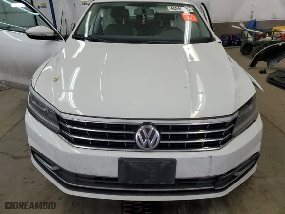 2018 Volkswagen Passat 2.0T SE with VIN 1VWBA7A35JC017820, listed as a Copart auction lot 46549295 with 0 mi miles and Salvage Title. Bid and sale history available at carsss.com. Image 12.