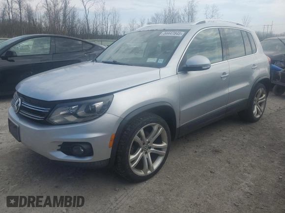 2012 Volkswagen Tiguan S with VIN WVGBV7AXXCW602058, listed as a Copart auction lot 54447845 with 152,085 mi miles and Clean Title. Bid and sale history available at DreamBid. Image 1.