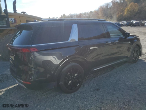 2024 Kia Carnival SX with VIN KNDNE5H37R6331882, listed as a Copart auction lot 78352564 with 21,260 mi miles and Salvage Title. Bid and sale history available at carsss.com. Image 3.