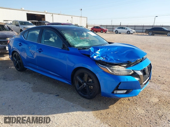 2021 Nissan Sentra SR with VIN 3N1AB8DV3MY227846, listed as a IAAI auction lot 41979794 with 54,637 mi miles and . Bid and sale history available at DreamBid. Image 1.