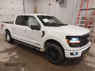 2024 Ford F-150 XLT with VIN 1FTFW3LDXRFB77996, listed as a IAAI auction lot 41611289 with 4,025 mi miles. Bid and sale history available at carsss.com. Image 1.