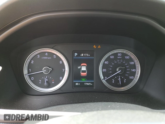 2018 Hyundai Sonata SEL with VIN 5NPE34AF0JH669087, listed as a Copart auction lot 50164165 with 17,469 mi miles and Salvage Title. Bid and sale history available at DreamBid. Image 9.