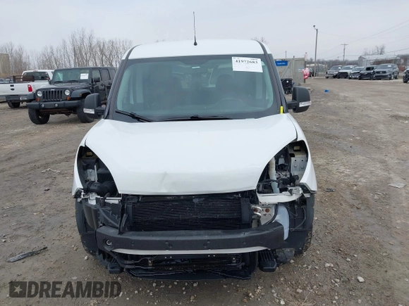 2015 Ram ProMaster City Cargo Tradesman with VIN ZFBERFAT1F6951355, listed as a IAAI auction lot 41972683 with 89,971 mi miles. Bid and sale history available at carsss.com. Image 6.