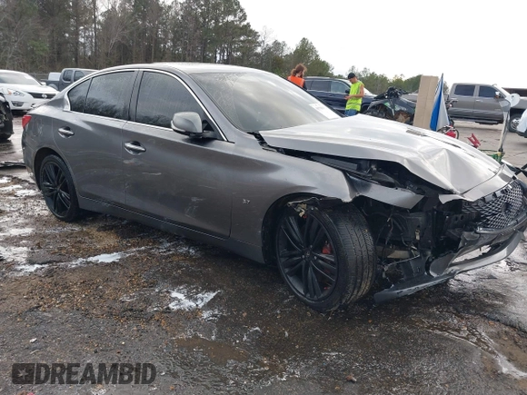 2015 Infiniti Q50 with VIN JN1BV7AP6FM336383, listed as a IAAI auction lot 41578035 with 109,591 mi miles and . Bid and sale history available at DreamBid. Image 1.