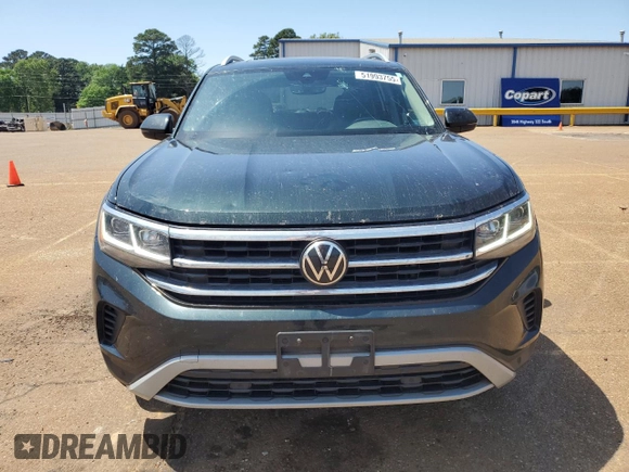 2021 Volkswagen Atlas SEL with VIN 1V2ER2CA5MC528910, listed as a Copart auction lot 51993755 with 146,802 mi miles and Salvage title. Bid and sale history available at DreamBid. Image 5.