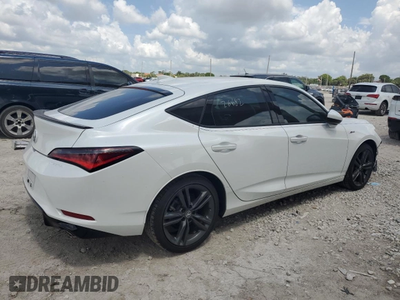2024 Acura Integra w/A-Spec Package z VIN 19UDE4H37RA020098, wystawiony jako Copart lot #56431925 z przebiegiem 6683 mil mil oraz Szkody całkowita. Historia ofert i sprzedaży dostępna na DreamBid. Obrazek 3.