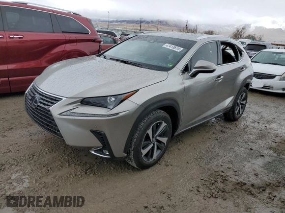 2021 Lexus NX with VIN JTJGJRDZ1M2149890, listed as a Copart auction lot 47413615 with 50,243 mi miles and Salvage Title. Bid and sale history available at carsss.com. Image 1.