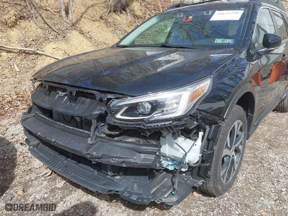 2022 Subaru Outback Limited with VIN 4S4BTANC7N3182712, listed as a IAAI auction lot 41851298 with 60,697 mi miles. Bid and sale history available at carsss.com. Image 18.