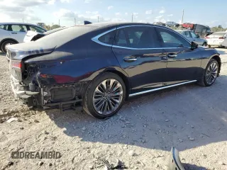 2020 Lexus LS with VIN JTHD51FF3L5012492, listed as a Copart auction lot 43847745 with 61,153 mi miles and Non Repairable. Bid and sale history available at carsss.com. Image 3.