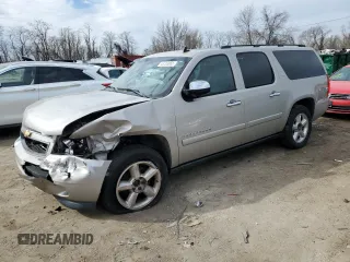 2008 Chevrolet Suburban LTZ z VIN 1GNFK16388R136421, wystawiony jako Copart lot #46703855 z przebiegiem 300 378 mil mil oraz Czysty tytuł • Clean title. Historia ofert i sprzedaży dostępna na DreamBid. Obrazek 1.