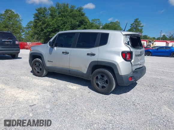 2018 Jeep Renegade Sport z VIN ZACCJBAB7JPH88857, wystawiony jako IAAI lot #42705578 z przebiegiem 132 838 mil mil oraz . Historia ofert i sprzedaży dostępna na DreamBid. Obrazek 3.