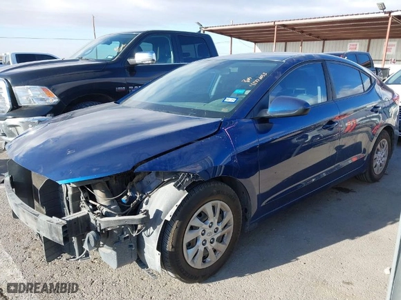 2017 Hyundai Elantra SE with VIN 5NPD74LF9HH155827, listed as a IAAI auction lot 41776033 with 131,404 mi miles. Bid and sale history available at carsss.com. Image 13.