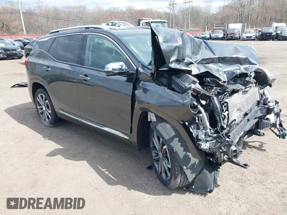 2019 GMC Terrain Denali z VIN 3GKALXEX5KL340085, wystawiony jako IAAI lot #42049755 z przebiegiem 16 810 mil mil oraz . Historia ofert i sprzedaży dostępna na DreamBid. Obrazek 1.
