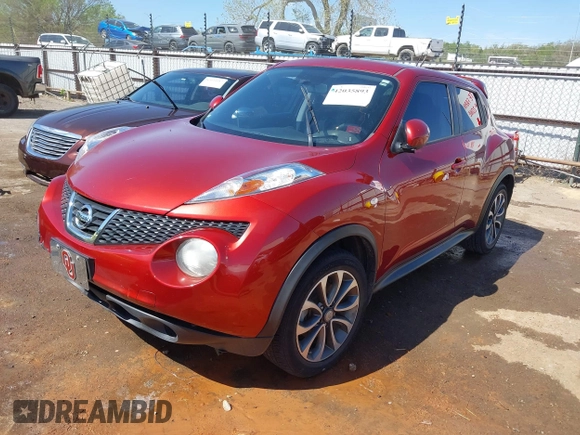2014 Nissan Juke S with VIN JN8AF5MR0ET451948, listed as a IAAI auction lot 42035893 with 123,698 mi miles and . Bid and sale history available at carsss.com. Image 18.