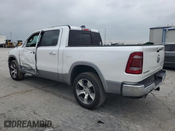 2019 Ram 1500 Laramie z VIN 1C6SRFJTXKN654141, wystawiony jako Copart lot #57014245 z przebiegiem 89 070 mil mil oraz Szkoda całkowita • Salvage title. Historia ofert i sprzedaży dostępna na DreamBid. Obrazek 2.