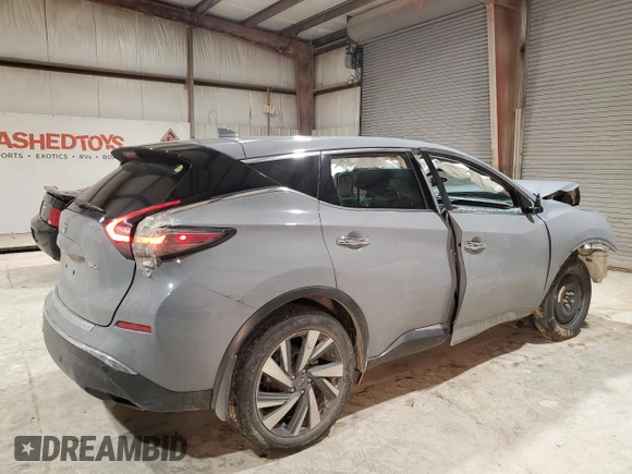 2023 Nissan Murano SL with VIN 5N1AZ2CJXPC107832, listed as a Copart auction lot 85442494 with 48,183 mi miles and Salvage Title. Bid and sale history available at DreamBid. Image 3.