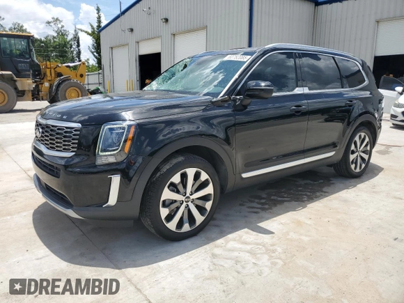 2020 Kia Telluride EX with VIN 5XYP34HC0LG079373, listed as a Copart auction lot 60782085 with 46,453 mi miles and Salvage title. Bid and sale history available at DreamBid. Image 1.