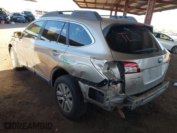 2015 Subaru Outback Premium with VIN 4S4BSACC0F3325927, listed as a IAAI auction lot 42450142 with 140,566 mi miles and . Bid and sale history available at DreamBid. Image 3.
