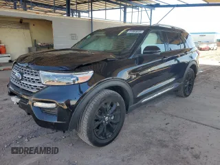 2021 Ford Explorer Limited with VIN 1FMSK8FH9MGB05529, listed as a Copart auction lot 51064645 with 52,626 mi miles and Salvage Title. Bid and sale history available at carsss.com. Image 1.