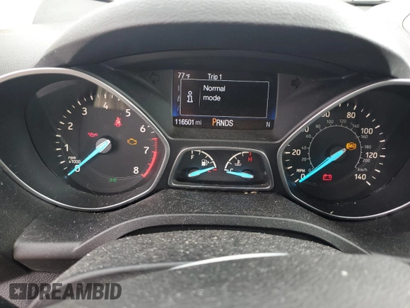2017 Ford Escape S with VIN 1FMCU0F7XHUC72870, listed as a Copart auction lot 57285505 with 116,501 mi miles and Clean title. Bid and sale history available at DreamBid. Image 9.