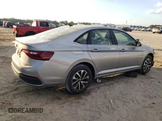 2024 Volkswagen Jetta S с VIN 3VW5M7BU5RM009948, выставлен на аукционе Copart как лот 45099755 с пробегом 9 813 миль миль и Списание • Salvage title. История ставок и продаж доступна на DreamBid. Изображение 3.