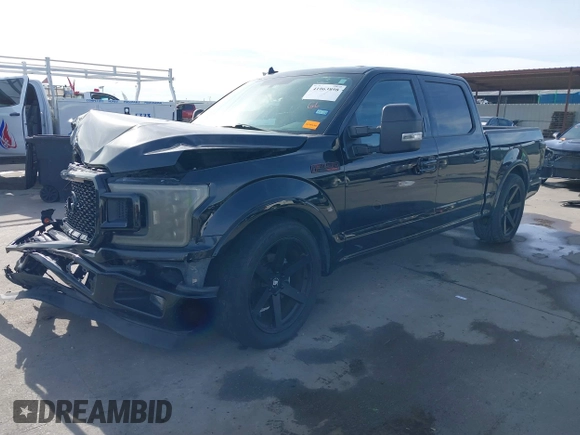 2018 Ford F-150 XL with VIN 1FTEW1CG7JFE39424, listed as a IAAI auction lot 41063898 with 112,166 mi miles. Bid and sale history available at carsss.com. Image 19.