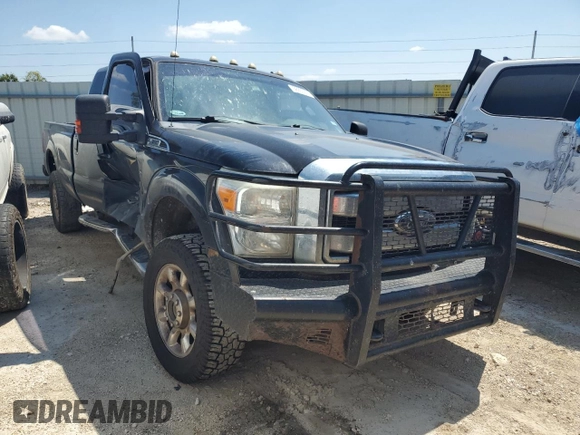 2011 Ford F-350 XL with VIN 1FT8W3BT7BEC19876, listed as a Copart auction lot 66935314 with 252,564 mi miles and Salvage Title. Bid and sale history available at DreamBid. Image 4.