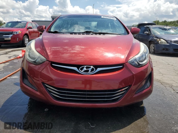 2016 Hyundai Elantra SE with VIN 5NPDH4AE6GH759826, listed as a Copart auction lot 64439635 with 57,043 mi miles and Salvage title. Bid and sale history available at DreamBid. Image 5.