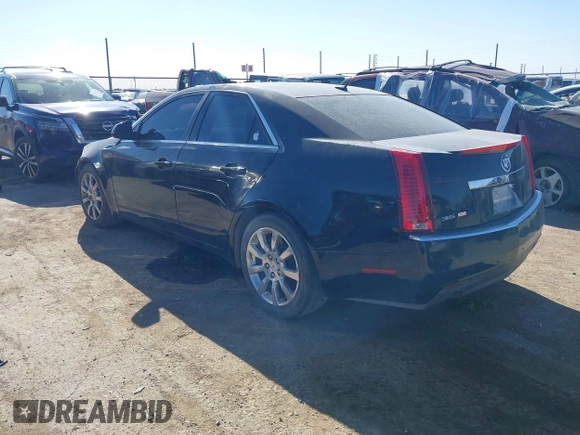 2008 Cadillac CTS RWD w/1SB with VIN 1G6DP57V680164556, listed as a IAAI auction lot 40827256 with 161,953 mi miles. Bid and sale history available at carsss.com. Image 3.