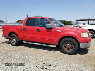 2006 Ford F-150 XLT with VIN 1FTRW12W96FB04831, listed as a Copart auction lot 63116385 with 111,162 mi miles and Salvage title. Bid and sale history available at DreamBid. Image 4.