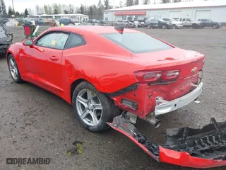2022 Chevrolet Camaro 1LT with VIN 1G1FB1RX0N0112968, listed as a IAAI auction lot 39074668 with 45,835 mi miles. Bid and sale history available at carsss.com. Image 3.