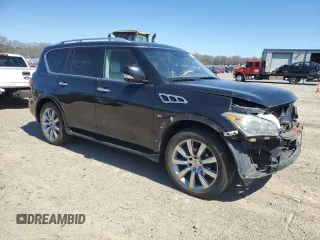 2014 Infiniti QX80 with VIN JN8AZ2NE3E9069203, listed as a Copart auction lot 49429005 with 202,933 mi miles and Clean Title. Bid and sale history available at carsss.com. Image 4.