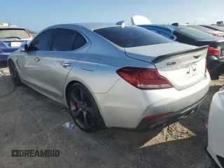 2019 Genesis G70 Advanced with VIN KMTG74LE4KU027837, listed as a Copart auction lot 74295354 with Not Provided miles and Salvage Title. Bid and sale history available at DreamBid. Image 2.