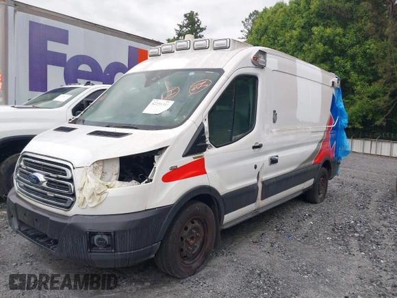 2017 Ford Transit with VIN 1FDYR2CM7HKA37738, listed as a IAAI auction lot 42231310 with 150,260 mi miles and . Bid and sale history available at DreamBid. Image 2.