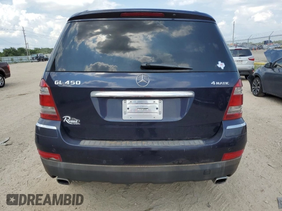 2008 Mercedes-Benz GL-Class 4.6L with VIN 4JGBF71E78A407986, listed as a Copart auction lot 58314324 with 170,835 mi miles and Clean Title. Bid and sale history available at carsss.com. Image 6.