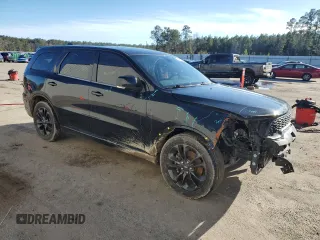 2021 Dodge Durango GT Plus with VIN 1C4RDHDG4MC749826, listed as a Copart auction lot 89000905 with 96,600 mi miles and Salvage Title. Bid and sale history available at carsss.com. Image 4.