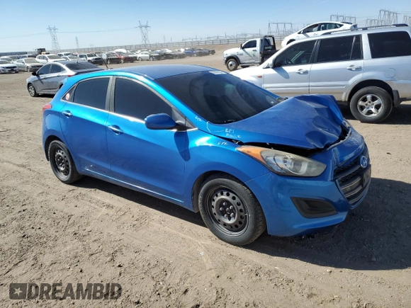 2017 Hyundai Elantra GT with VIN KMHD35LH3HU364405, listed as a Copart auction lot 69005204 with 154,454 mi miles and Salvage Title. Bid and sale history available at carsss.com. Image 4.