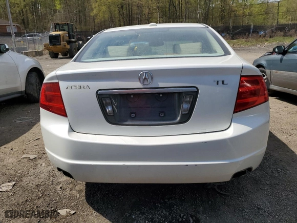 2004 Acura TL with VIN 19UUA66254A036908, listed as a Copart auction lot 53621625 with 224,661 mi miles and Salvage Title. Bid and sale history available at carsss.com. Image 6.