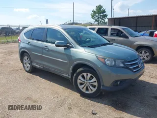 2012 Honda CR-V EX-L with VIN JHLRM4H75CC005611, listed as a IAAI auction lot 42639621 with 231,353 mi miles and . Bid and sale history available at DreamBid. Image 1.