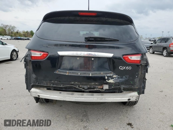 2015 Infiniti QX60 with VIN 5N1AL0MM0FC553971, listed as a Copart auction lot 51119805 with 112,169 mi miles and Salvage Title. Bid and sale history available at DreamBid. Image 6.