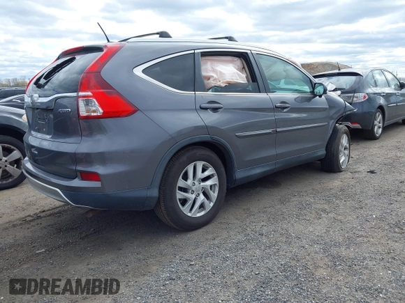 2015 Honda CR-V EX-L with VIN 2HKRM4H74FH618115, listed as a IAAI auction lot 42045882 with 224,818 mi miles. Bid and sale history available at carsss.com. Image 4.