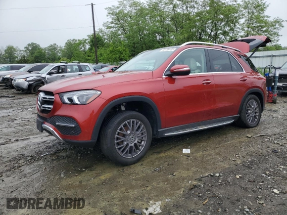 2022 Mercedes-Benz GLE 350 with VIN 4JGFB4KB3NA702157, listed as a Copart auction lot 56496935 with 49,315 mi miles and Salvage title. Bid and sale history available at DreamBid. Image 1.