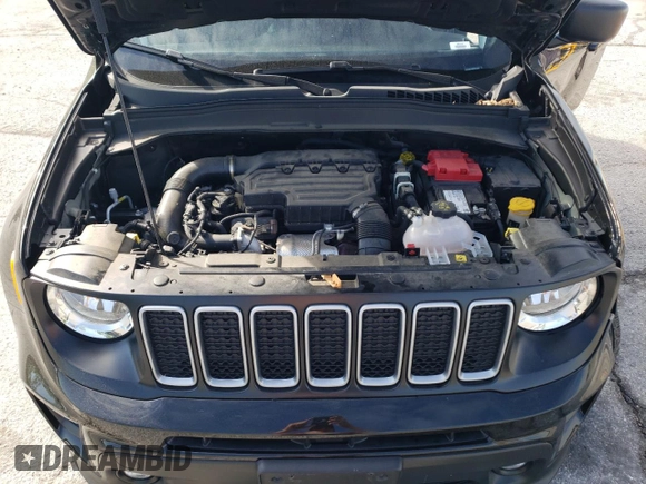 2022 Jeep Renegade Latitude z VIN ZACNJDB10NPN70997, wystawiony jako Copart lot #56013455 z przebiegiem 20 548 mil mil oraz Szkoda całkowita • Salvage title. Historia ofert i sprzedaży dostępna na DreamBid. Obrazek 12.