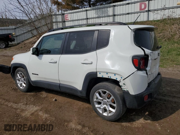 2017 Jeep Renegade Latitude with VIN ZACCJABB3HPE48852, listed as a Copart auction lot 54008295 with 102,088 mi miles and Clean Title. Bid and sale history available at carsss.com. Image 2.