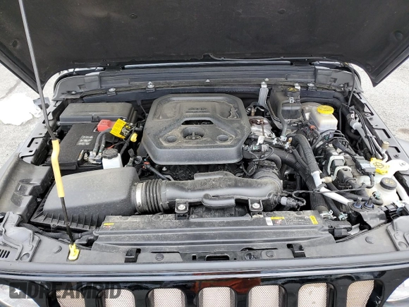 2023 Jeep Wrangler Sport S with VIN 1C4HJXDN6PW618252, listed as a Copart auction lot 55939455 with 69,681 mi miles and Salvage title. Bid and sale history available at DreamBid. Image 12.