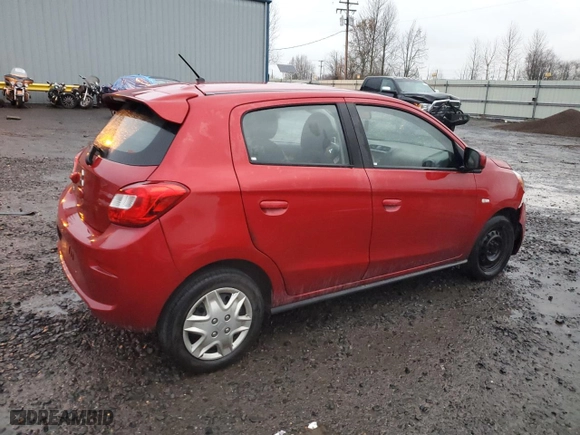 2020 Mitsubishi Mirage ES with VIN ML32A3HJXLH007339, listed as a Copart auction lot 87726615 with 91,947 mi miles and Salvage Title. Bid and sale history available at carsss.com. Image 3.