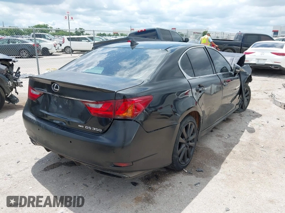 2015 Lexus GS 350 with VIN JTHCE1BL7FA004477, listed as a IAAI auction lot 42349415 with 237,052 mi miles and . Bid and sale history available at DreamBid. Image 4.
