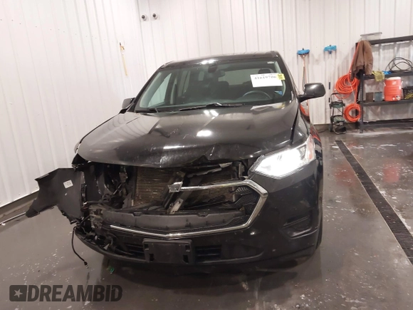 2018 Chevrolet Traverse LS with VIN 1GNEVFKW7JJ257543, listed as a IAAI auction lot 41619706 with 113,208 mi miles. Bid and sale history available at carsss.com. Image 13.