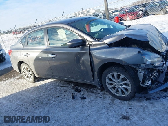2019 Nissan Sentra SV with VIN 3N1AB7AP2KY372390, listed as a IAAI auction lot 41621109 with 49,462 mi miles and . Bid and sale history available at DreamBid. Image 13.